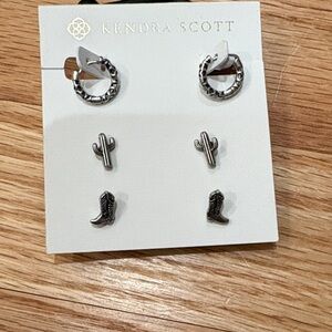 Yellow Rose (by Kendra Scott) Silver Southern Earring Set